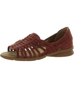 Best Pirce ✨ Comfortiva 👩 Womens Leather Memory Foam Huarache 🩴 Sandals 👍