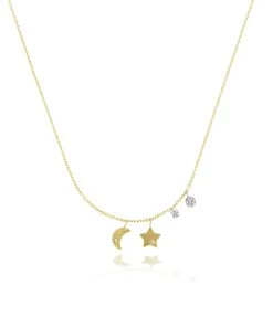New 👍 Etoielle Moon and Star Dainty Necklace - 👩 women 🛒