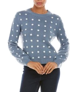 Best Sale ๐งจ Chinti & Parker Polka Dot Wool & Cashmere-Blend Sweater - ๐ฉ women ๐งจ