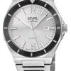 Brand new 🎁 Gevril Men's High Line Automatic ⌚ Watch Stainless Steel Case, Top ring in Black Sapphire Crystal, Stainless Steel Bracelet 🔥
