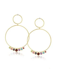 Brand new 😍 Etoielle Rainbow Oversized Earrings - 👩 women 🌟