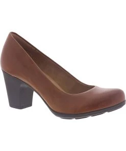 Budget ✔️ Comfortiva Noxi 👩 Womens Leather Block Heel Pumps ✨