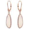 Best deal 😀 Etoielle Rose Gold Chalcedony Drop Earrings - 👩 women 🎉