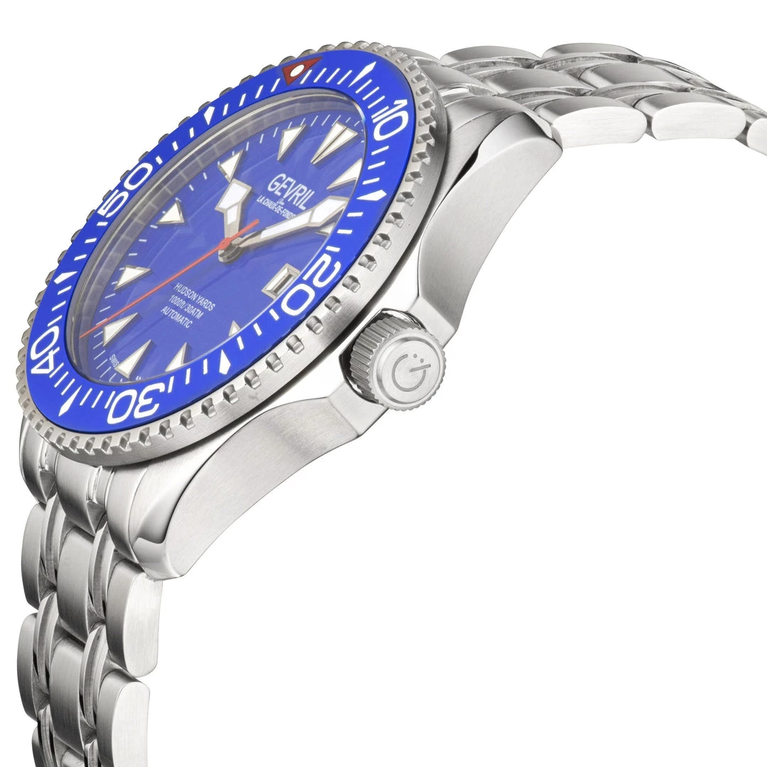 Brand new ๐ Gevril Hudson Yards Men's โ Watch Blue Dial Stainless Steel Bracelet โจ 4 Brand new ๐ Gevril Hudson Yards Men's โ Watch Blue Dial Stainless Steel Bracelet โจ - Image 2