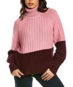 Cheap ๐ Chinti & Parker Colorblocked Wool & Cashmere-Blend Sweater - ๐ฉ women ๐