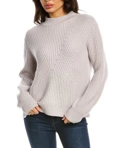 Hot Sale 🧨 Chinti & Parker Curve Rib Wool & Cashmere-Blend Sweater - 👩 women 🔥