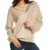 Hot Sale 😍 Chinti & Parker Open Neck Wool & Cashmere-Blend Hoodie - 👩 women 🔔