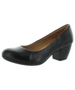 Wholesale 🎉 Comfortiva Amora 👩 Womens Leather Block Heel Pumps 🌟
