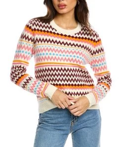 Wholesale ⭐ Chinti & Parker Pop Fair Isle Wool & Cashmere-Blend Sweater - 👩 women 🛒