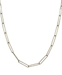Wholesale 💯 Etoielle 14k Yellow Gold Paperclip Chain - 👩 women ✔️