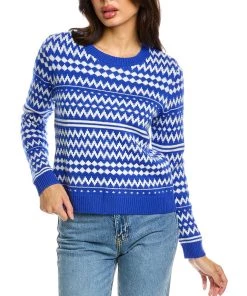 Flash Sale 😉 Chinti & Parker Pop Fair Isle Wool & Cashmere-Blend Sweater - 👩 women 💯